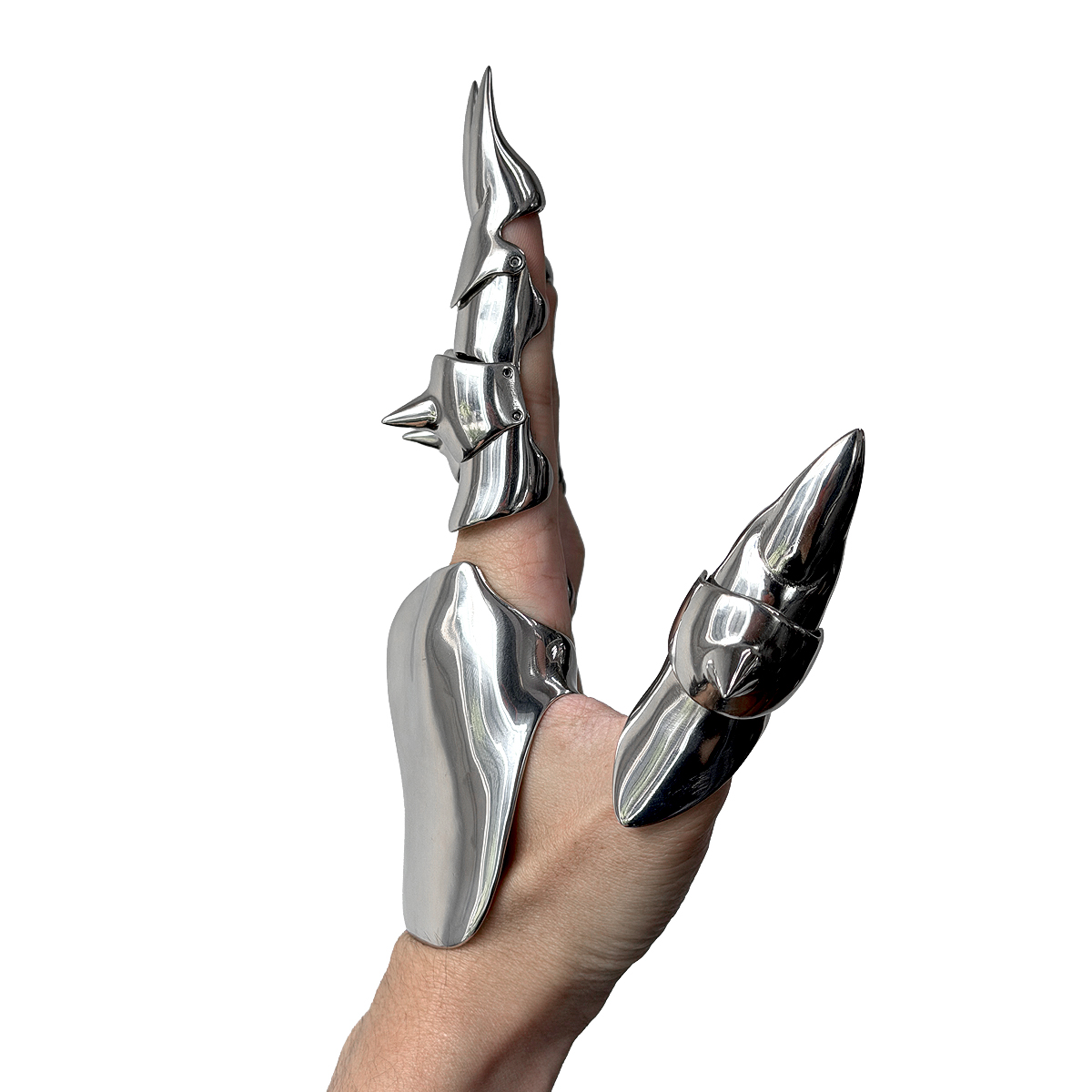 HAND ARMOUR 316L stainless steel (full set - 6 pieces) - 4