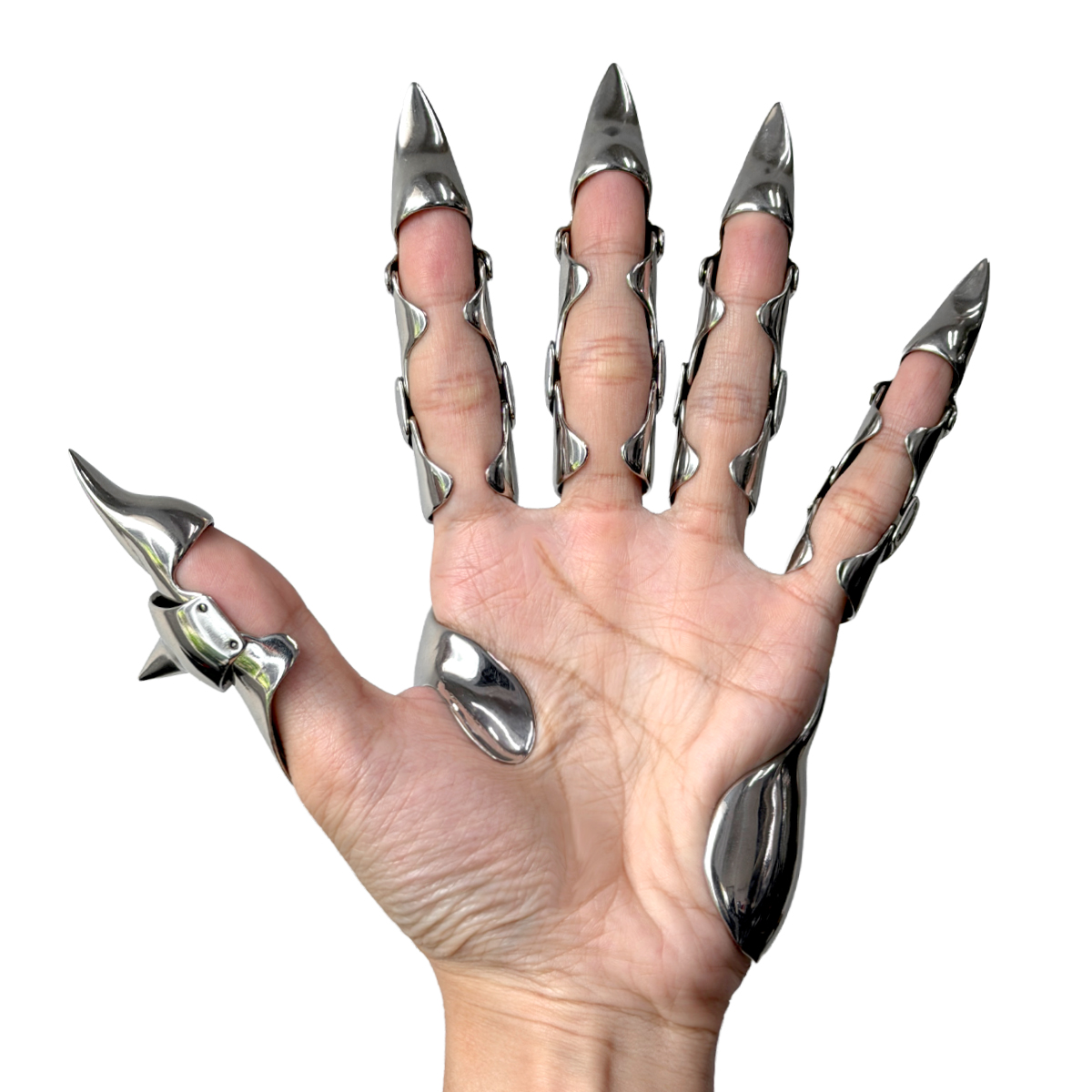 HAND ARMOUR 316L stainless steel (full set - 6 pieces) - 3