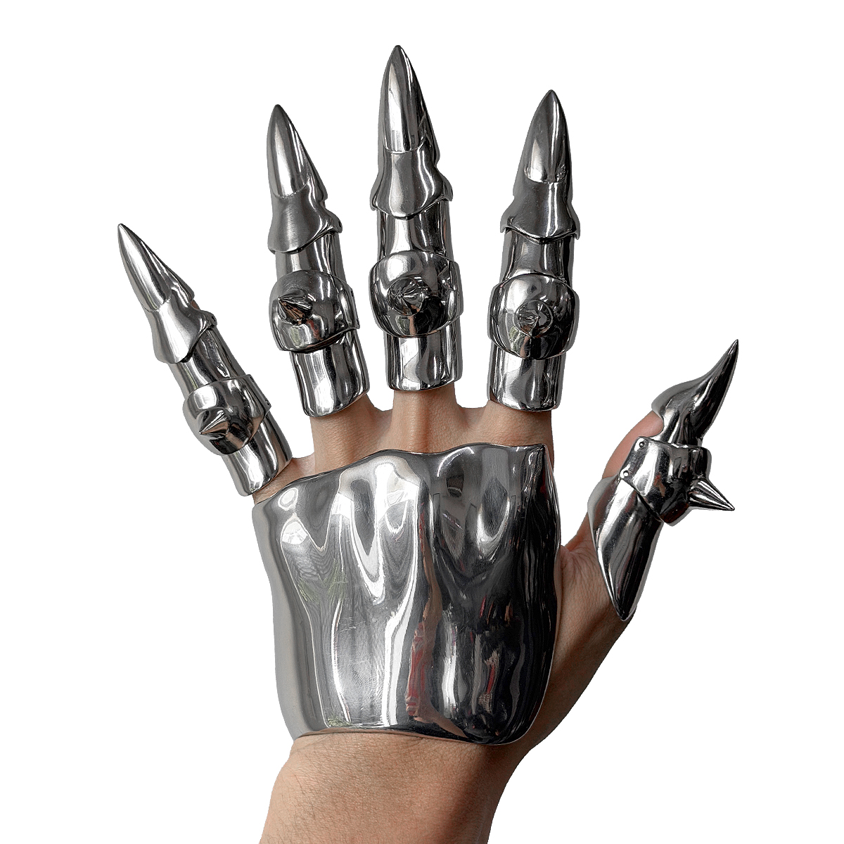HAND ARMOUR 316L stainless steel  (full set - 6 pieces)